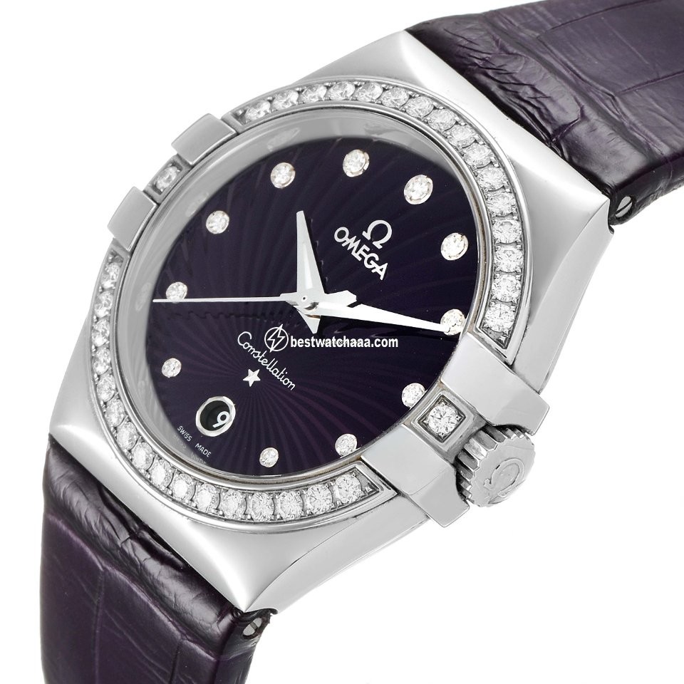 IMG_9081 Omega Constellation Quartz Womens watch Quartz Steel 123.18.35.60.60.001 Replica 6