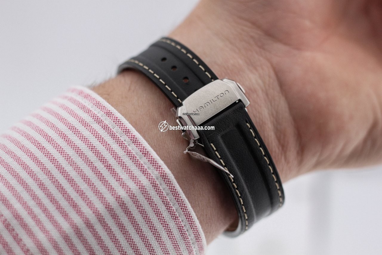 IMG_9081 Hamilton Broadway Mens watch Unisex Quartz Steel H43311735 Replica 6