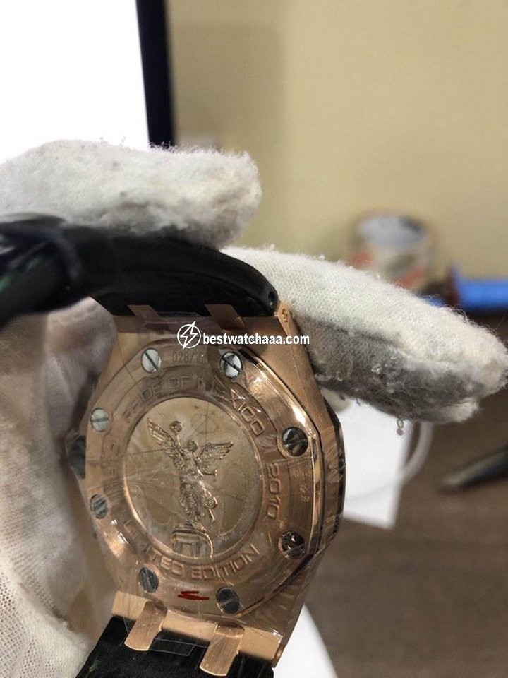 IMG_9081 Audemars Piguet Royal Oak Offshore Automatic Rose gold 26297OR.OO.D101CR.01 Replica 6