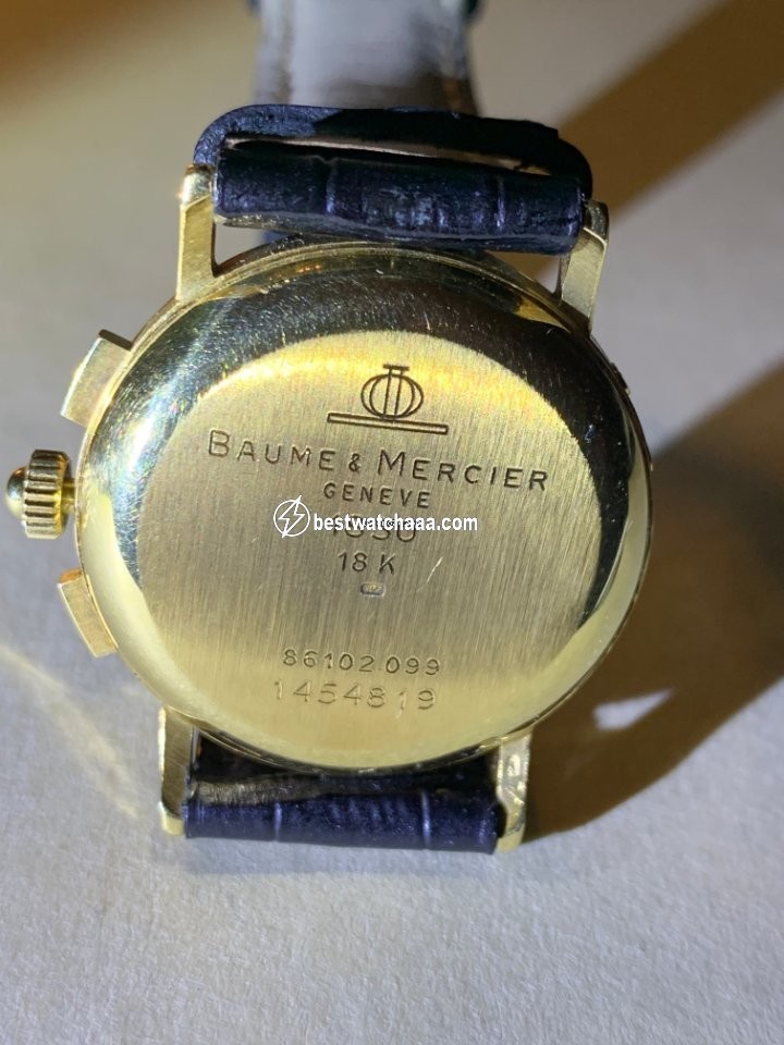 IMG_9081 Baume & Mercier Mens watch Unisex Manual winding Yellow gold 6102.099 Replica 6