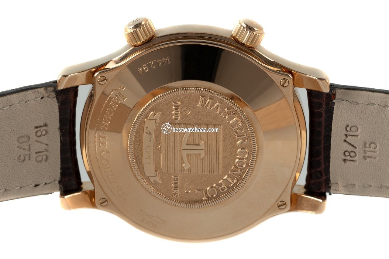 IMG_9081 Jaeger-LeCoultre Master Memovox Mens watch Unisex Manual winding Yellow gold 144.2.94 Replica 6