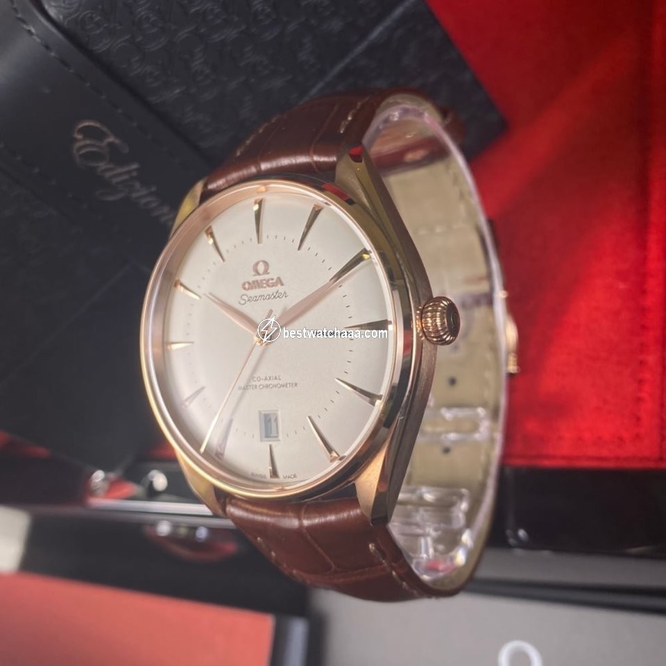 IMG_9081 Omega Seamaster Mens watch Unisex Automatic Rose gold 511.53.40.20.02.001 Replica 6