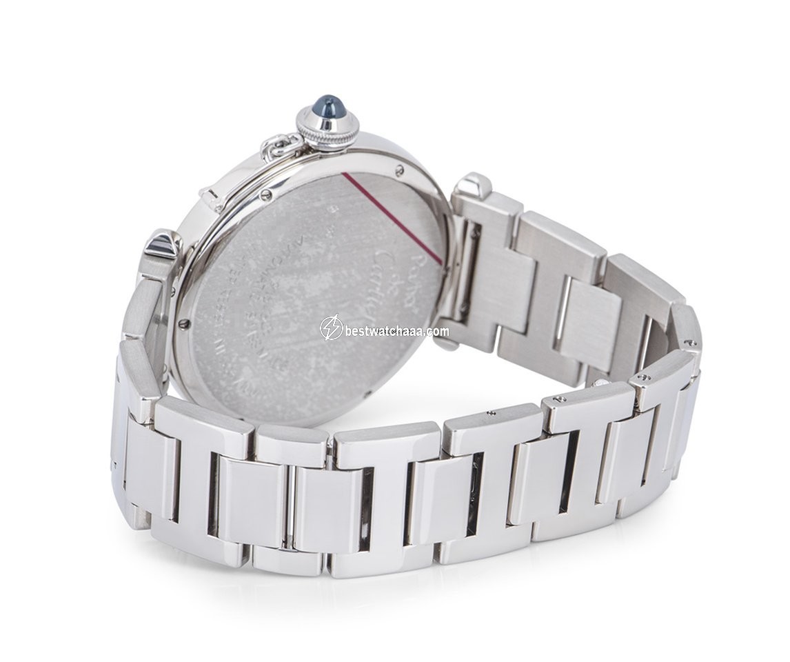 IMG_9081 Cartier Pasha Mens watch Unisex Automatic White gold W30187M9 Replica 6