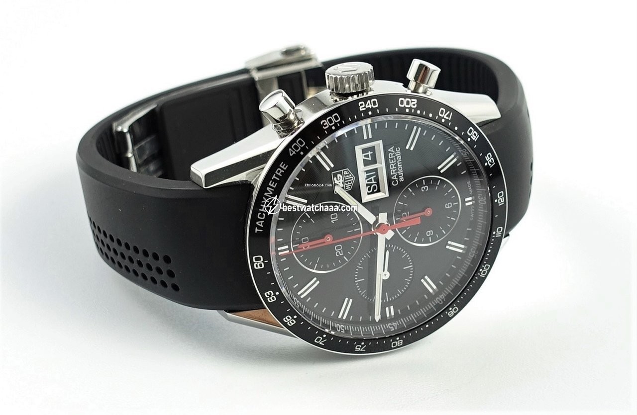 IMG_9081 TAG Heuer Carrera Calibre 16 Mens watch Unisex Automatic Steel cv201ah.ft6014 Replica 6
