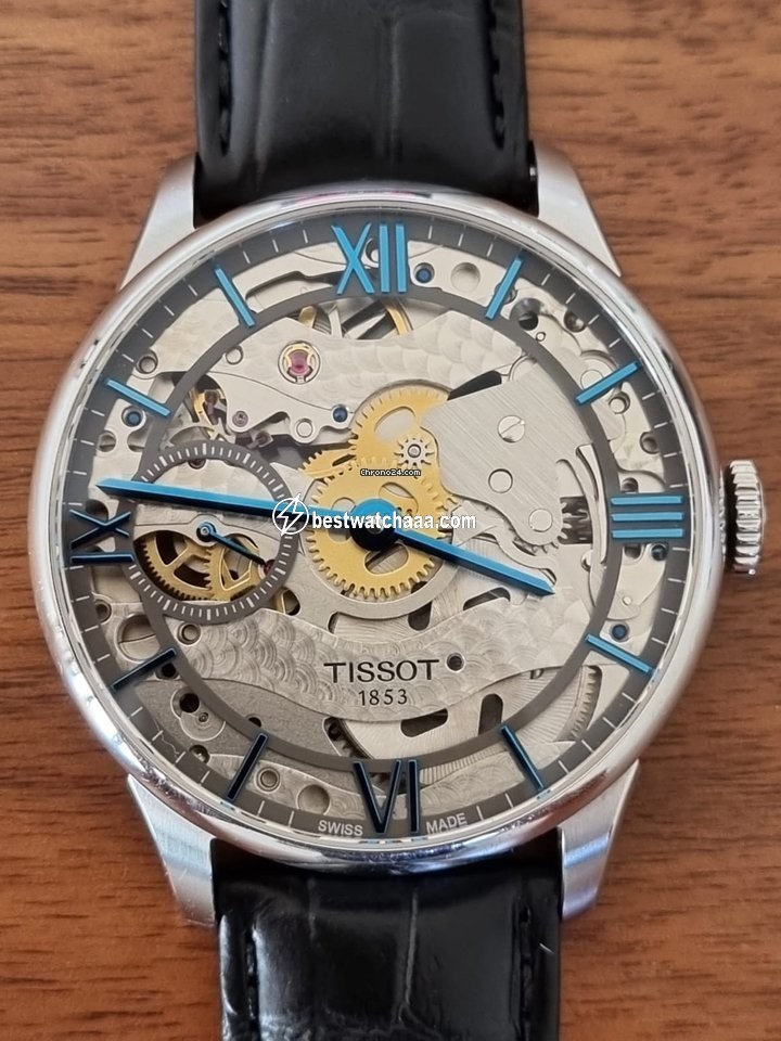 IMG_9081 Tissot Chemin de Tourelles Mens watch Unisex Manual winding Steel T099.405.16.418.00 Replica 6