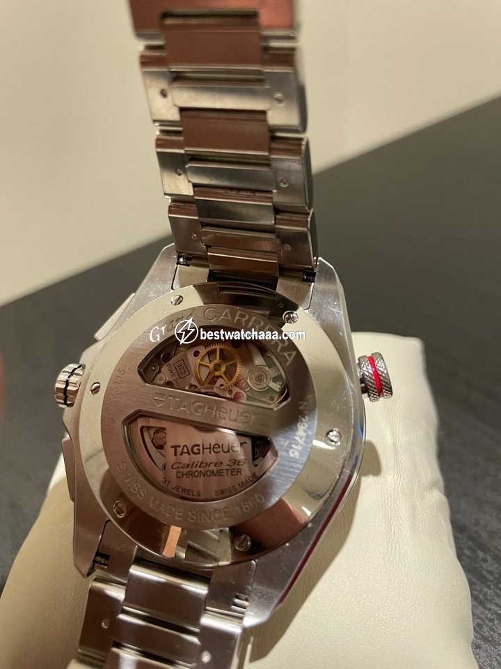 IMG_9081 TAG Heuer Grand Carrera Mens watch Unisex Automatic Steel CAV5115 Replica 6