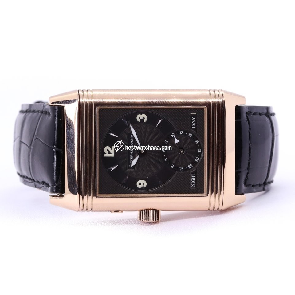 IMG_9081 Jaeger-LeCoultre Reverso Grande Taille Mens watch Unisex Manual winding Rose gold 270.2.54 Replica 6