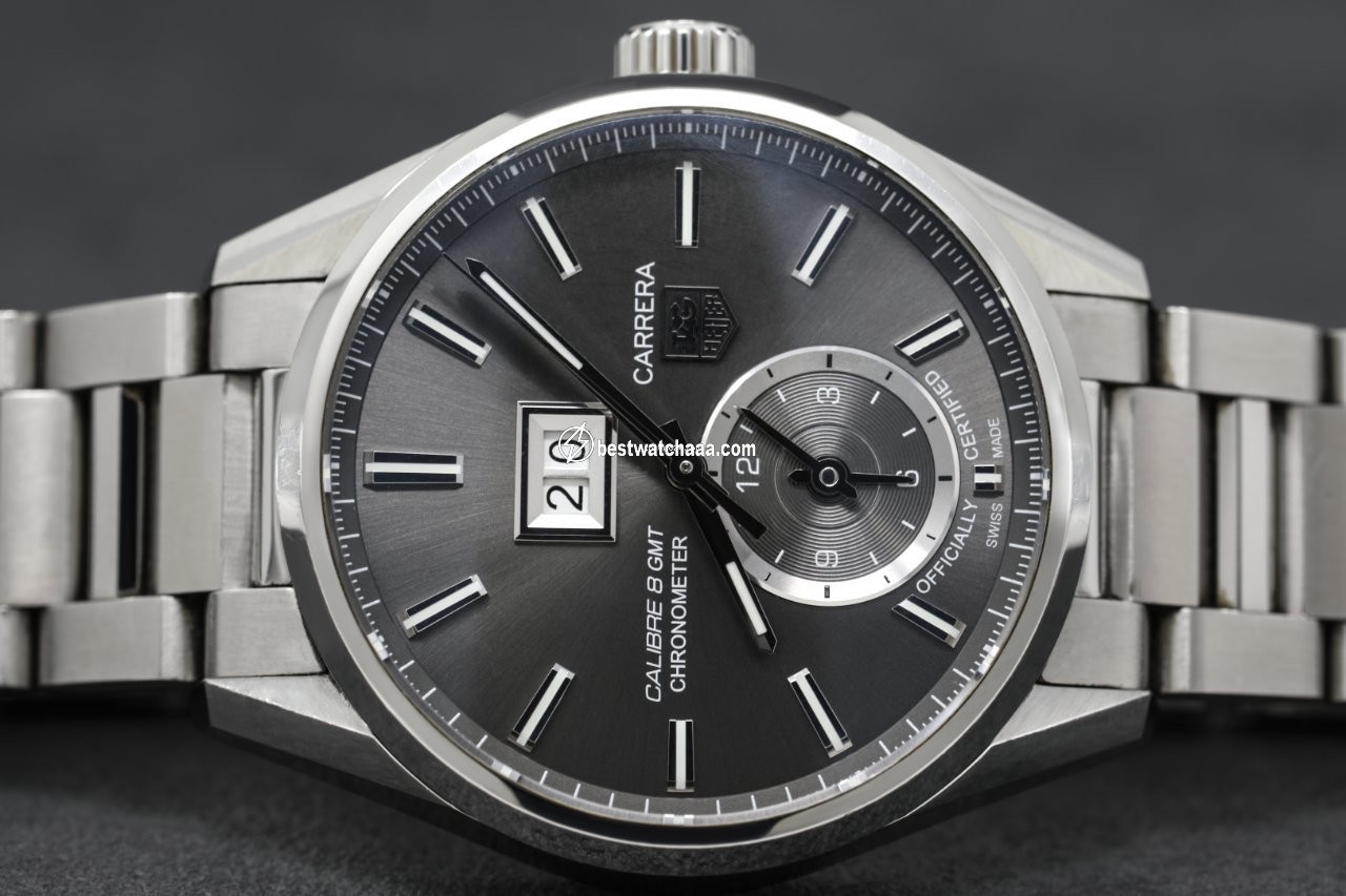 IMG_9081 TAG Heuer Carrera Calibre 8 Mens watch Unisex Automatic Steel WAR5012.BA0723 Replica 6