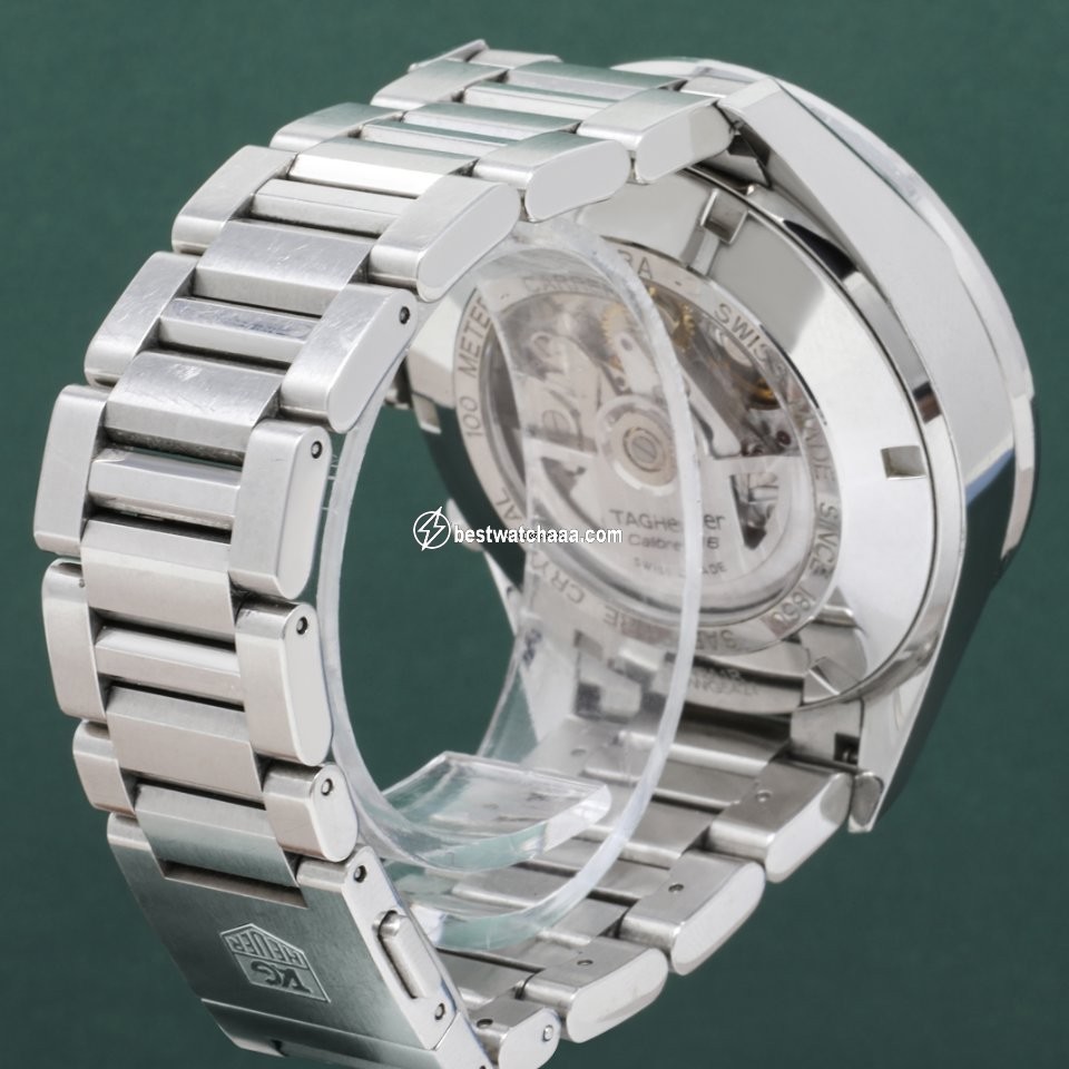 IMG_9081 TAG Heuer Carrera Calibre 16 Mens watch Unisex Automatic Steel CV2A1R.BA0799 Replica 6