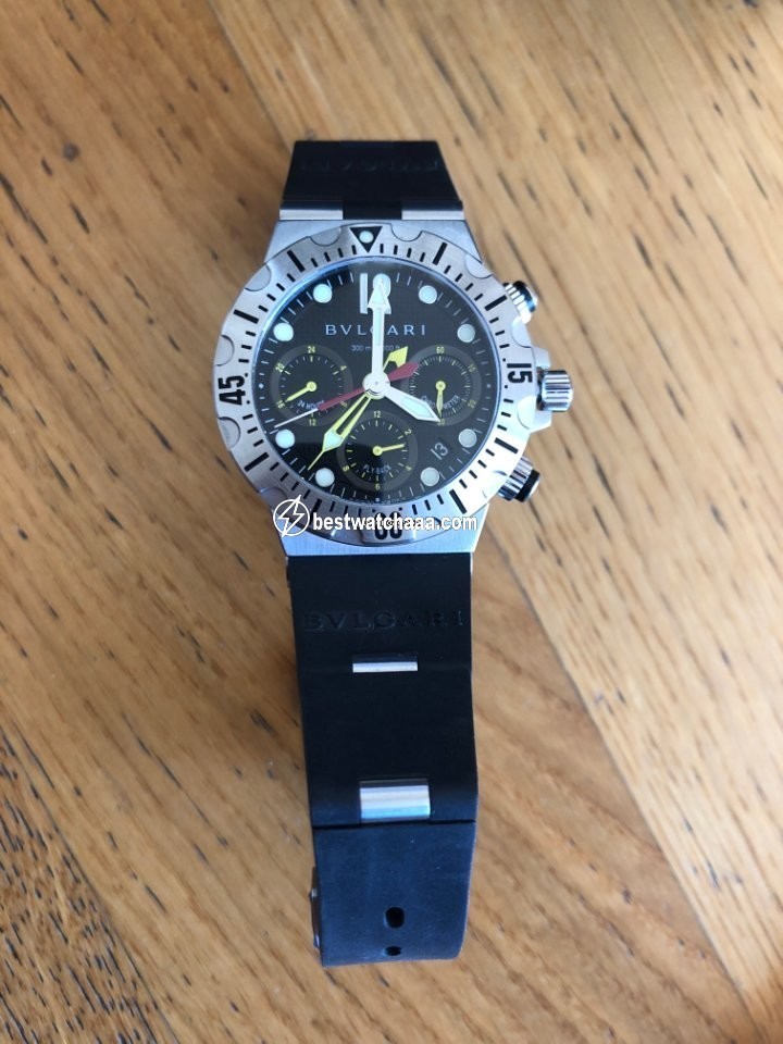 IMG_9081 Bulgari Diagono Mens watch Unisex Steel SC40SVD Replica 6