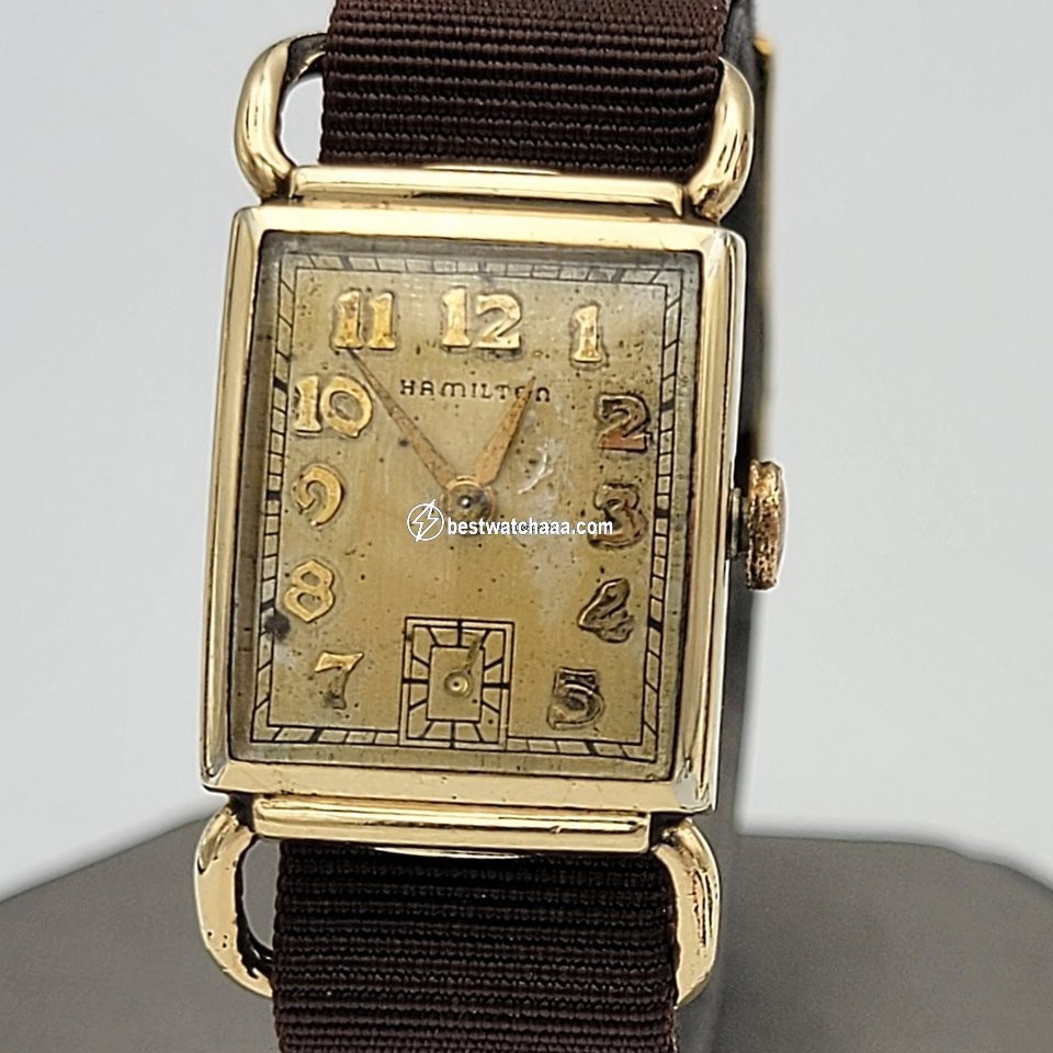 IMG_9081 Hamilton Mens watch Unisex Manual winding Gold Steel Hamilton Grade 980 Replica 6