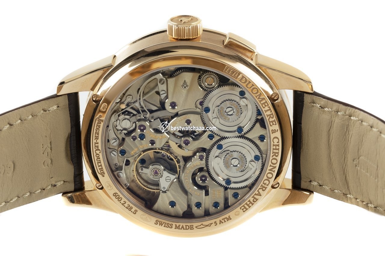IMG_9081 Jaeger-LeCoultre Duometre Mens watch Unisex Manual winding Yellow gold 600.2.28.5 Replica 6
