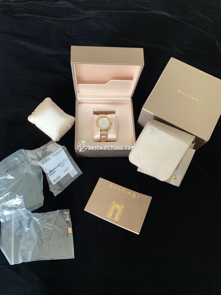 IMG_9081 Bulgari Bulgari Womens watch Automatic Gold Steel 101891 BBL33WSPG 12 Replica 6