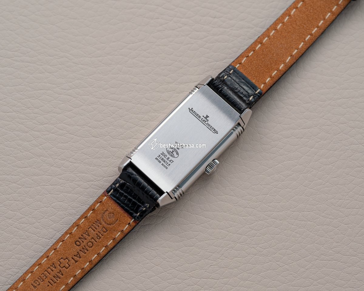 IMG_9081 Jaeger-LeCoultre Reverso Womens watch Quartz Steel 200.8.47 Replica 6
