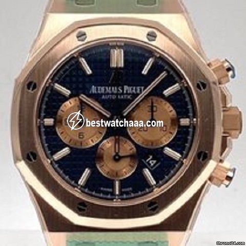 IMG_9081 Audemars Piguet Royal Oak Chronograph Mens watch Unisex Automatic Rose gold 26331OR.OO.1220OR.01 Replica 6