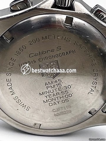 IMG_9081 TAG Heuer Link Quartz Mens watch Unisex Quartz Steel CJF7110.BA0592 Replica 6