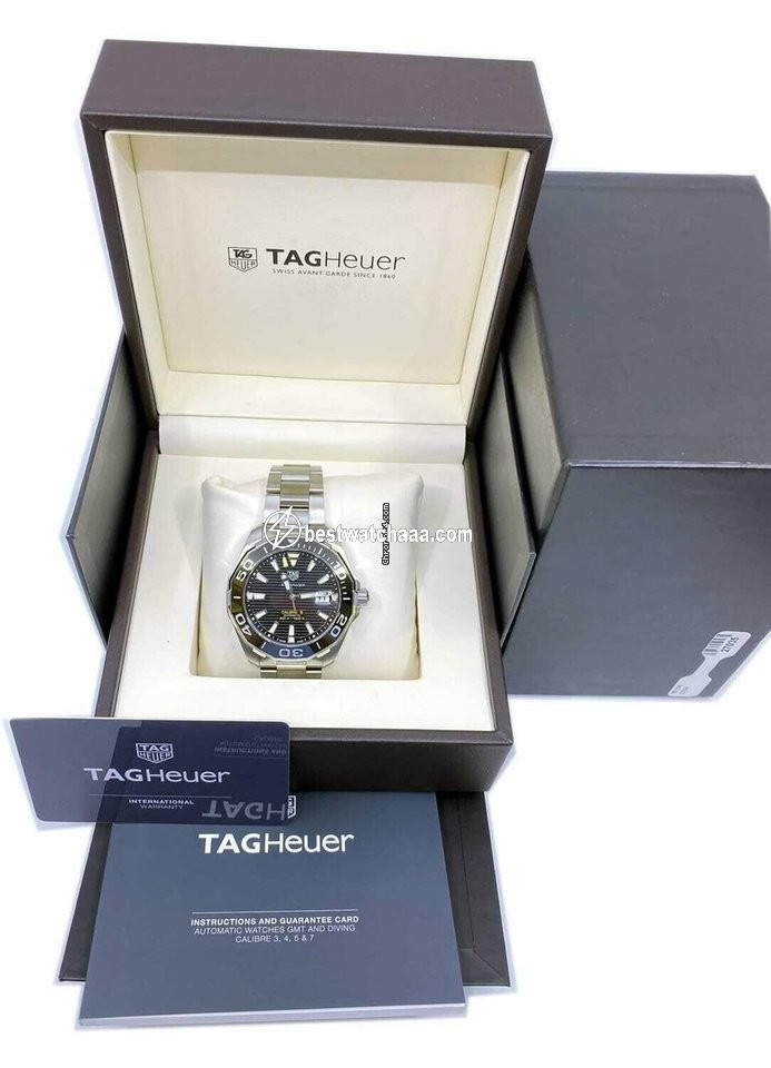 IMG_9081 TAG Heuer Aquaracer 300M Mens watch Unisex Automatic Steel 5 WAY201A-0 Replica 6