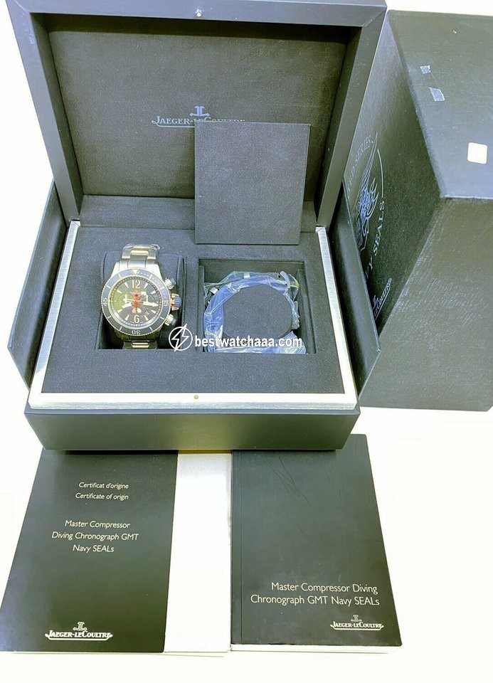 IMG_9081 Jaeger-LeCoultre Master Compressor Diving Chronograph GMT Navy SEALs Mens watch Unisex Automatic Titanium Q178T670 Replica 6