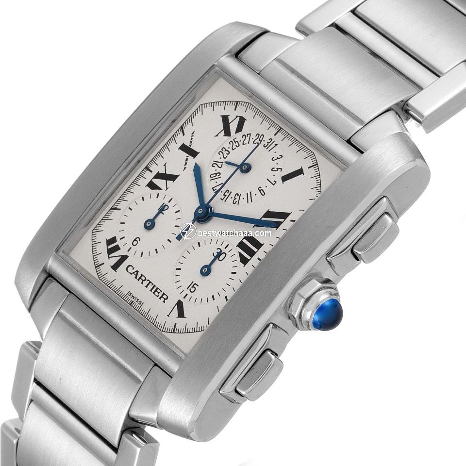 IMG_9081 Cartier Tank Francaise Mens watch Unisex Quartz W51001Q3 Replica 6