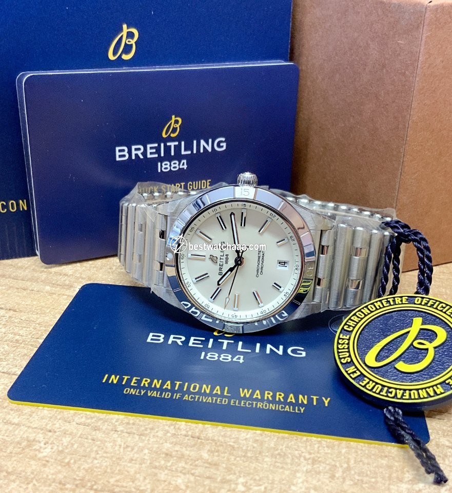 IMG_9081 Breitling Chronomat Womens watch Automatic Steel A10380101A2A1 Replica 6