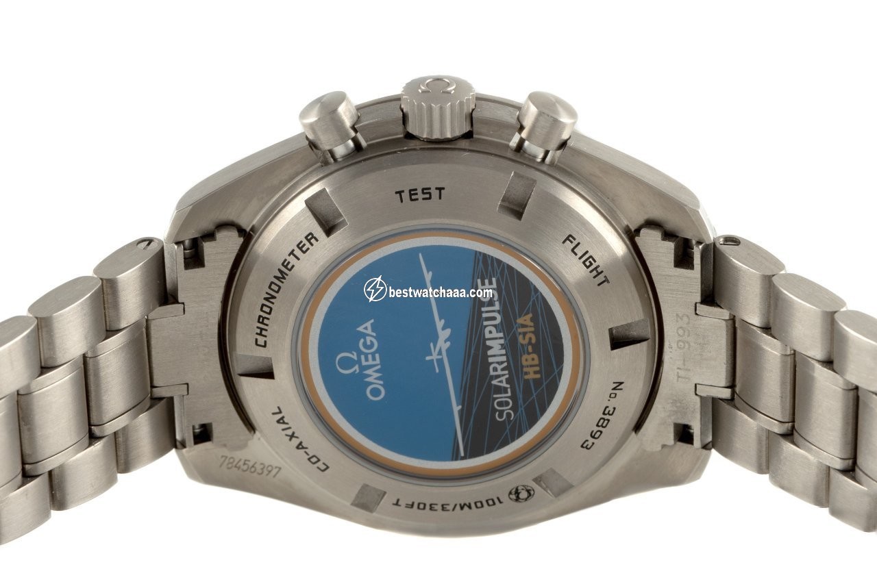 IMG_9081 Omega Speedmaster HB-SIA Mens watch Unisex Automatic Titanium 321.90.44.52.01.001 Replica 6