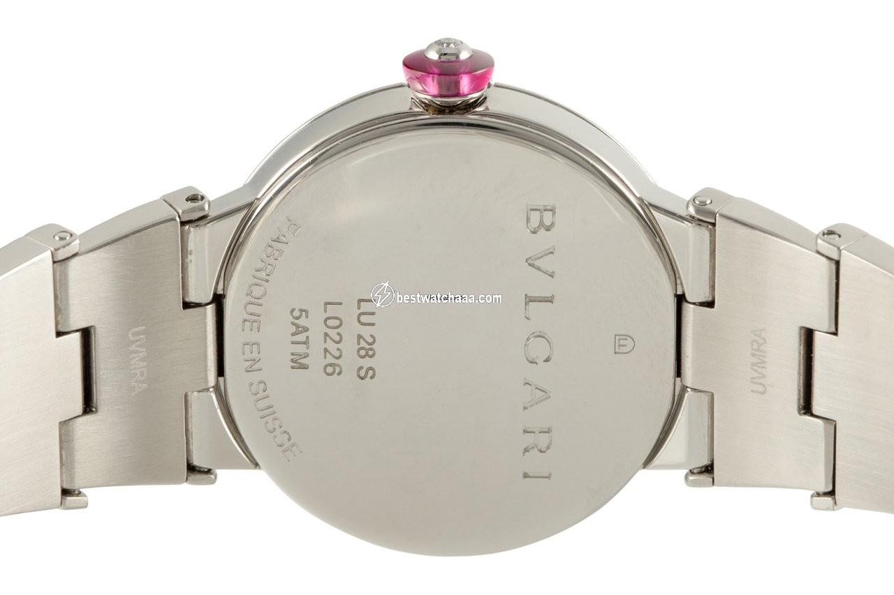IMG_9081 Bulgari Lucea Womens watch Quartz Steel LU28S Replica 6