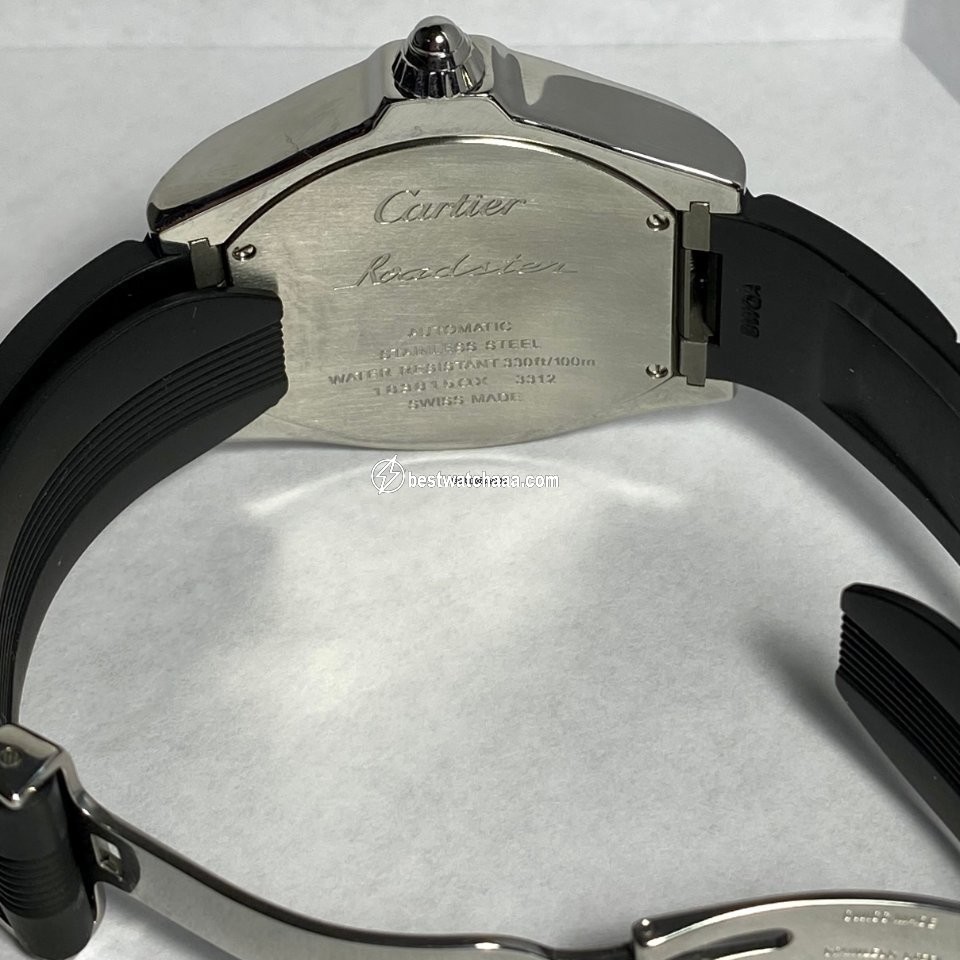 IMG_9081 Cartier Roadster Mens watch Unisex Automatic Steel W6206018 Replica 6