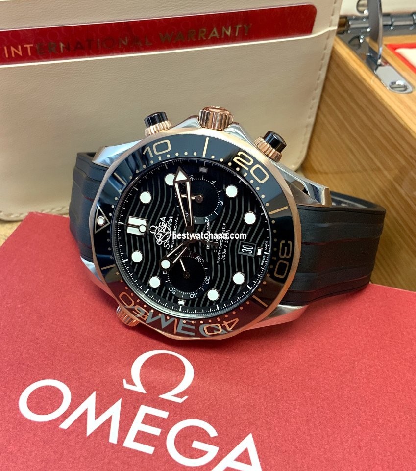 IMG_9081 Omega Seamaster Mens watch Unisex Automatic Gold Steel 210.22.44.51.01.001 Replica 6