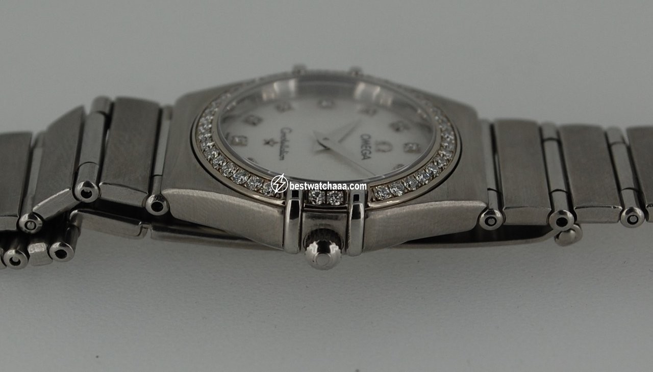 IMG_9081 Omega Constellation Womens watch Quartz Steel 14587500 Replica 6