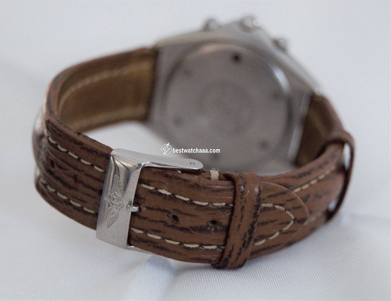 IMG_9081 Breitling Chronomat Mens watch Unisex Quartz Gold Steel 80350 Replica 6