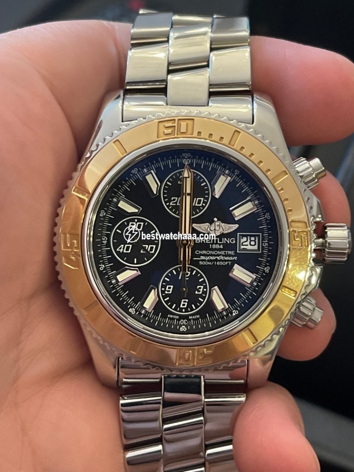 IMG_9081 Breitling Superocean Chronograph II Mens watch Unisex Automatic Steel C1334112 BA84 Replica 6