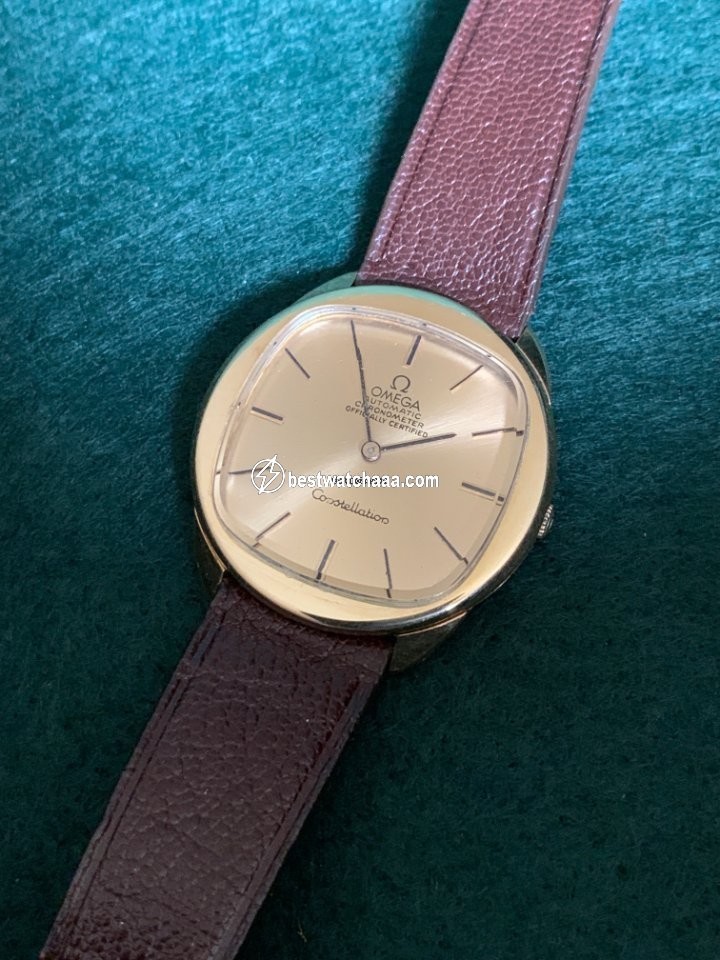 IMG_9081 Omega Constellation Mens watch Unisex Automatic Yellow gold 153004 Replica 6