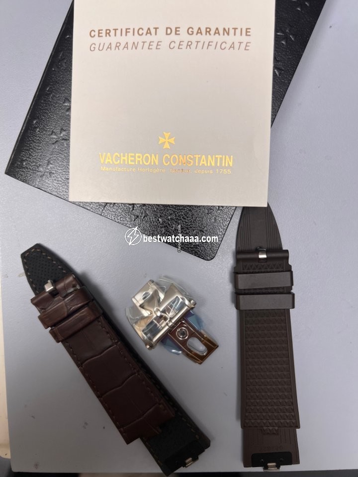 IMG_9081 Vacheron Constantin Overseas Chronograph Mens watch Unisex Automatic Steel 5500V 110A-B147 Replica 6