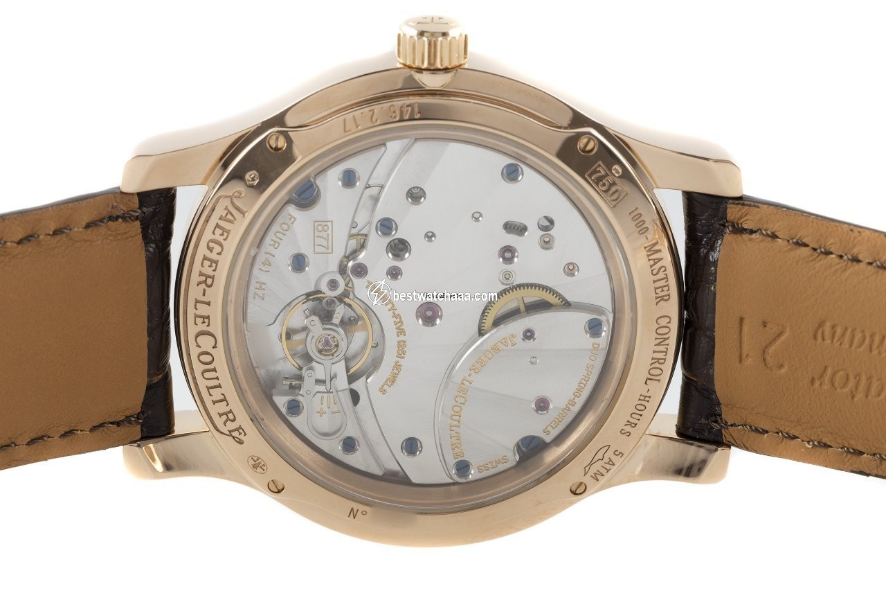 IMG_9081 Jaeger-LeCoultre Master Eight Days Mens watch Unisex Manual winding Red gold Q1602420 Replica 6