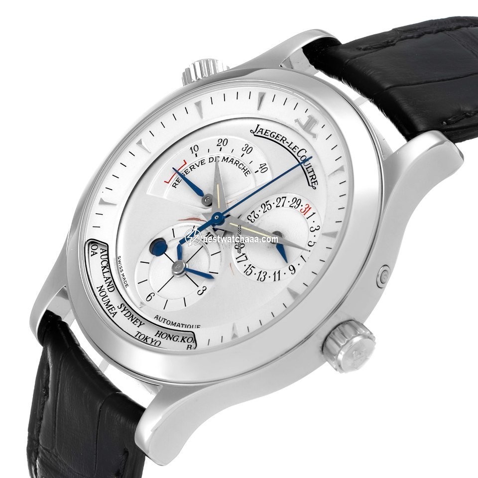 IMG_9081 Jaeger-LeCoultre Master Geographic Mens watch Unisex Automatic Steel Q1428420 Replica 6