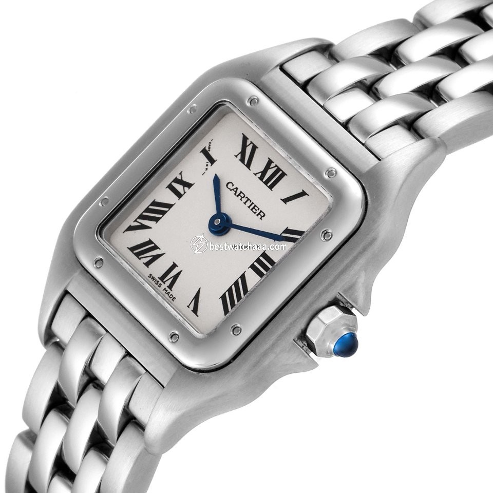 IMG_9081 Cartier Panthere Womens watch Quartz Steel W25033P5 Replica 6