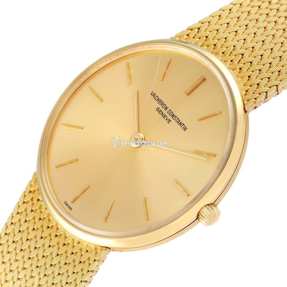IMG_9081 Vacheron Constantin Patrimony Mens watch Unisex Manual winding Yellow gold 6872 Replica 6