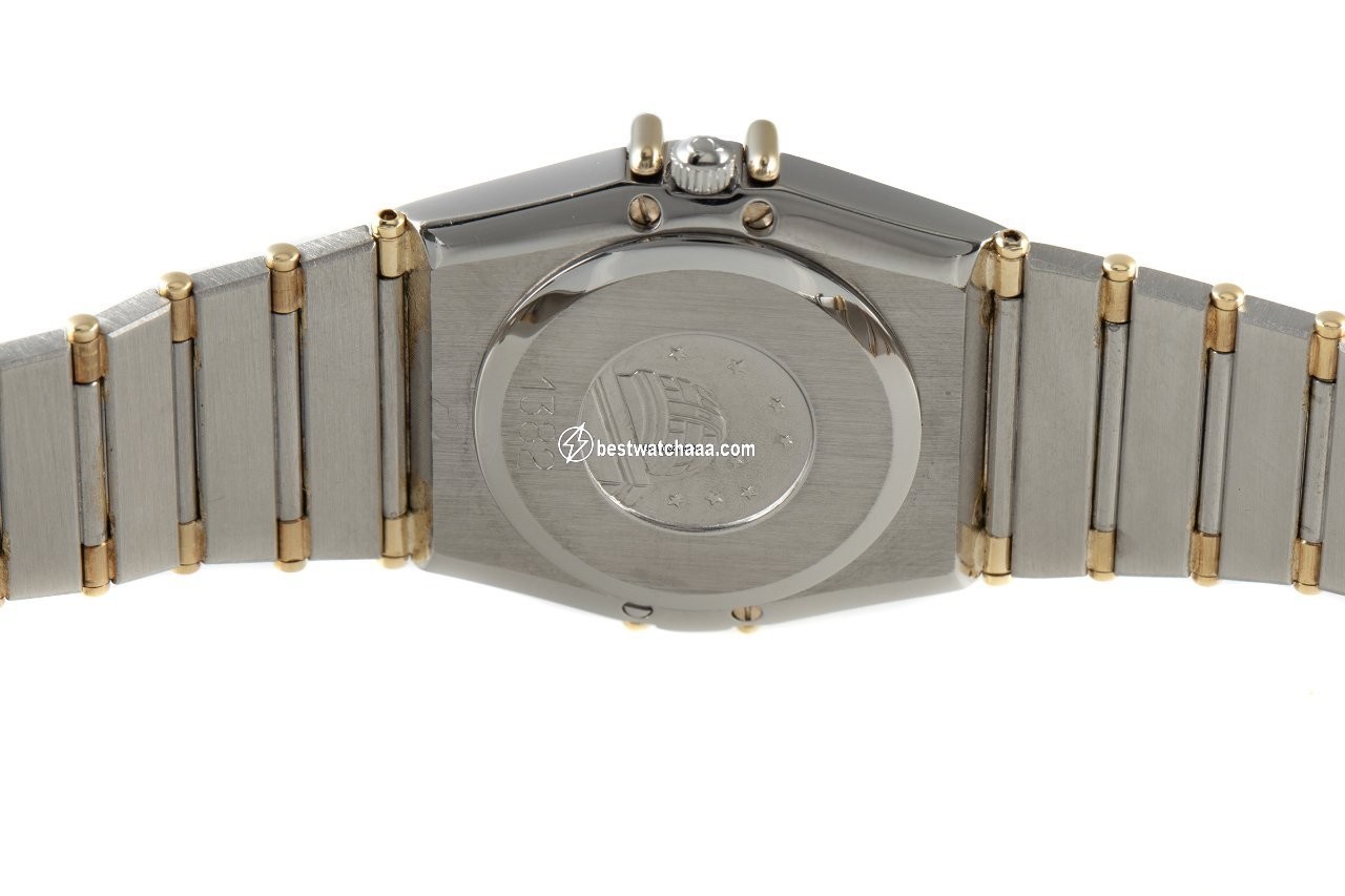 IMG_9081 Omega Constellation Ladies Womens watch Quartz Gold Steel 598.0003 Replica 6