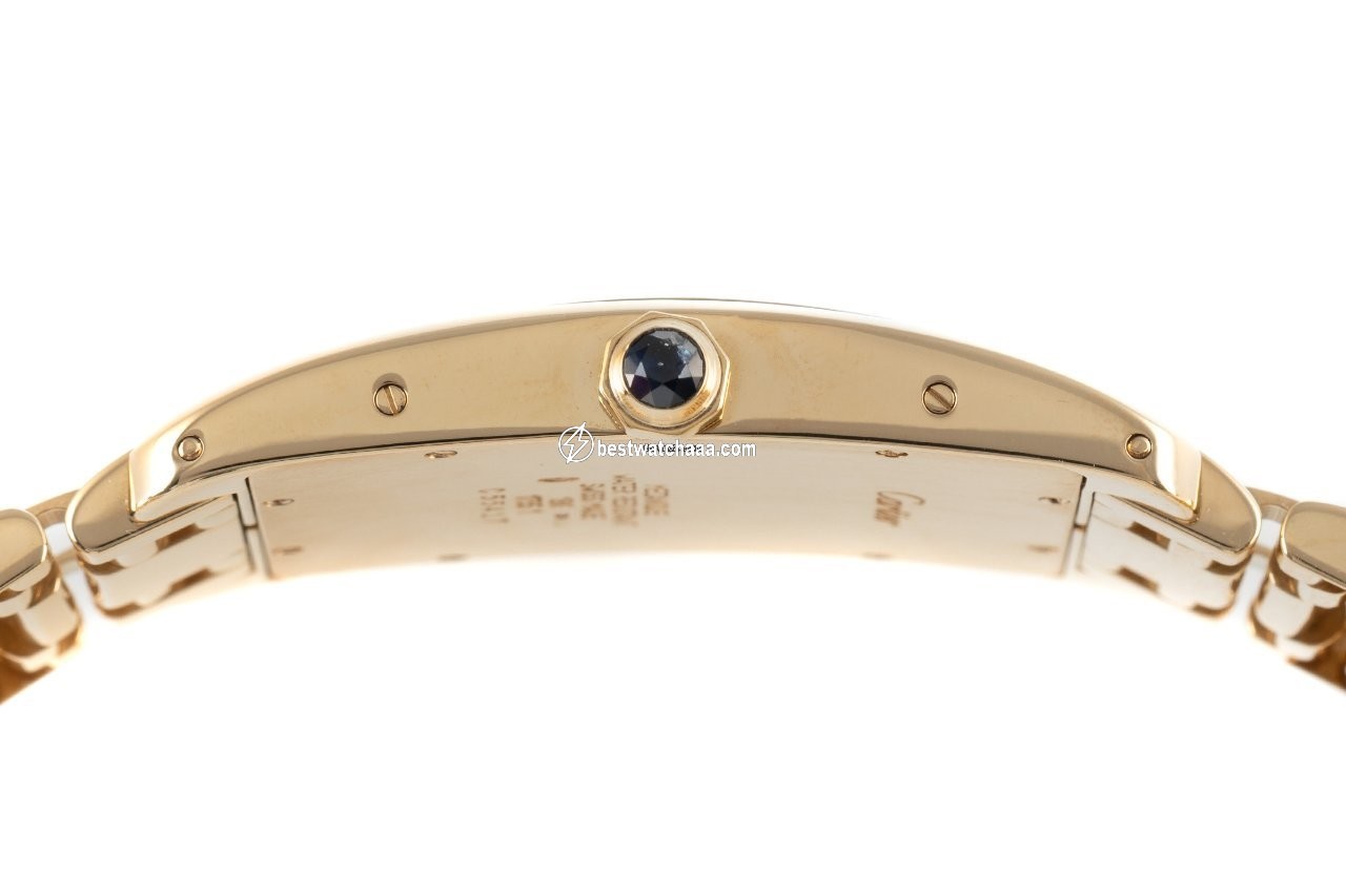IMG_9081 Cartier Tank Americaine Mens watch Unisex Manual winding Yellow gold 1735 1 Replica 6