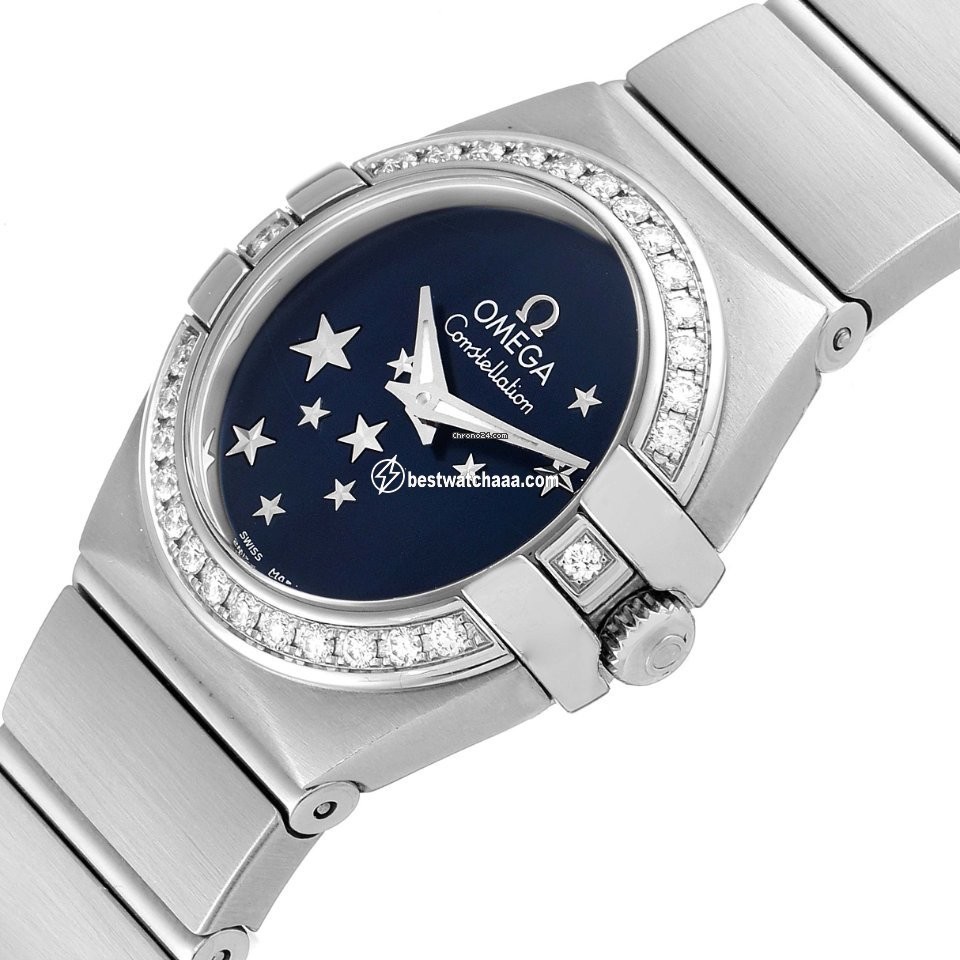 IMG_9081 Omega Constellation Quartz Womens watch Quartz Steel 123.15.24.60.03.001 Replica 6