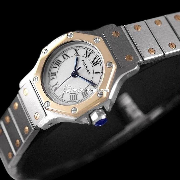 IMG_9081 Cartier Womens watch Automatic Gold Steel 8350ST Replica 6