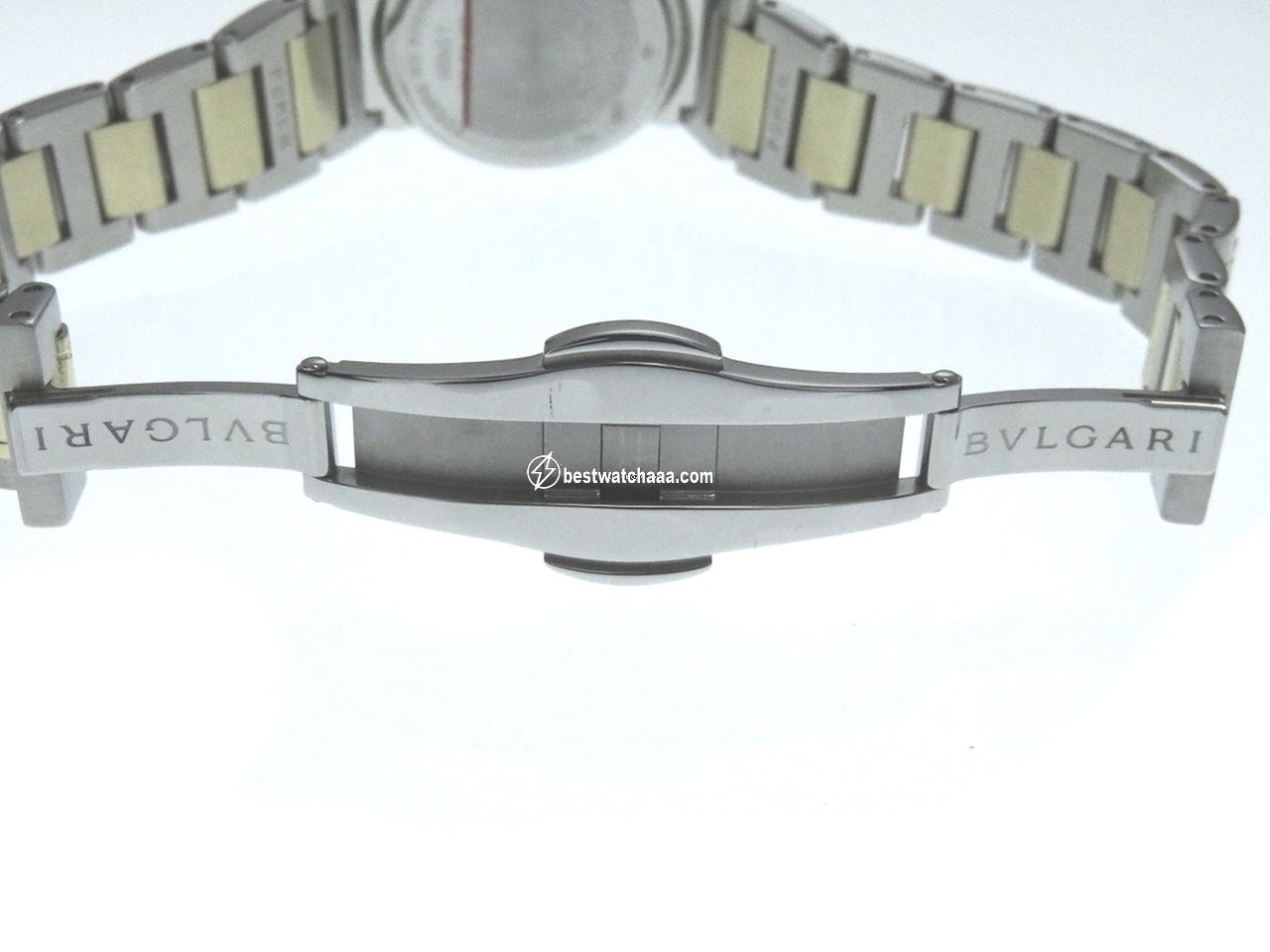 IMG_9081 Bulgari Bulgari Womens watch Quartz Gold Steel BB26WSGD N Replica 6
