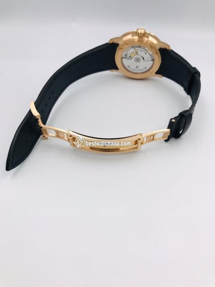 IMG_9081 Blancpain Mens watch Unisex Automatic Rose gold 2850B-3630A-64B Replica 6