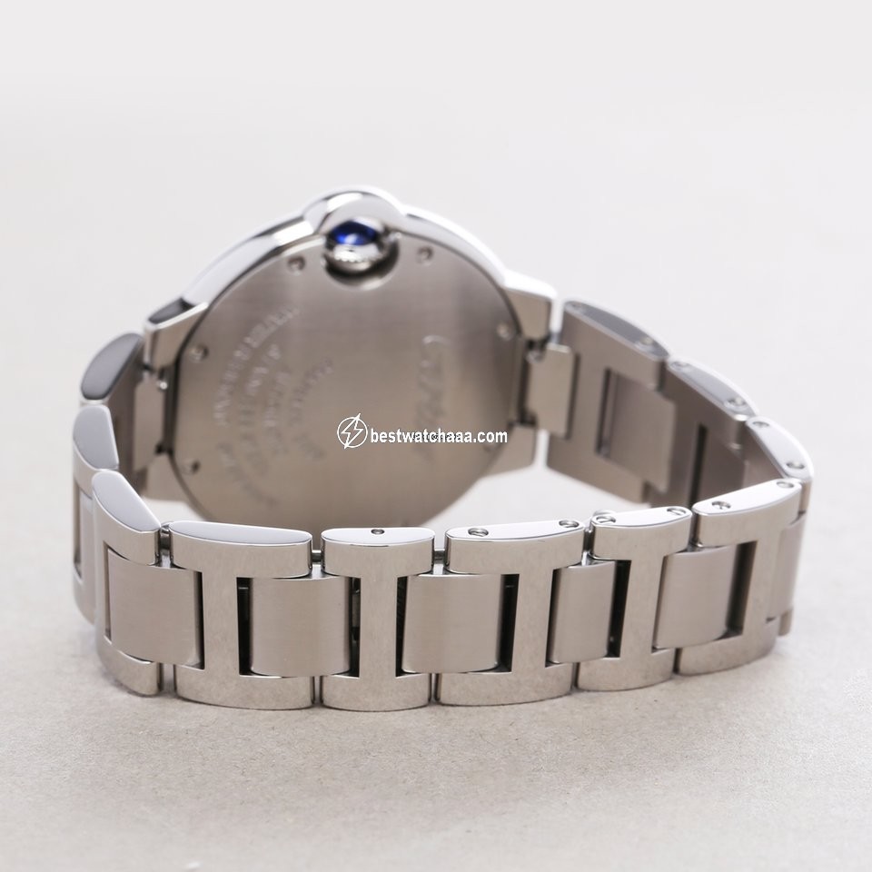 IMG_9081 Cartier Ballon Bleu 33mm Womens watch Automatic Steel W6920071 or 3489 Replica 6