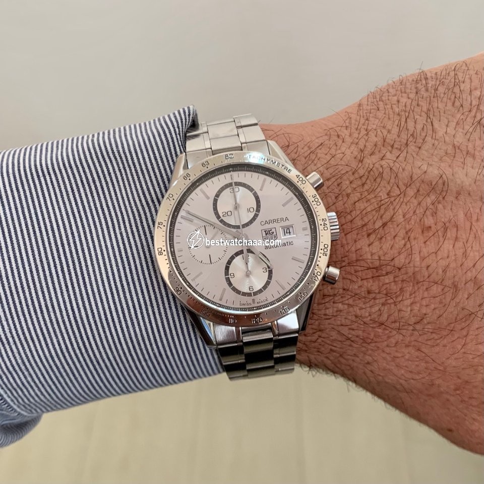 IMG_9081 TAG Heuer Carrera Calibre 16 Mens watch Unisex Automatic Steel CV2017 Replica 6