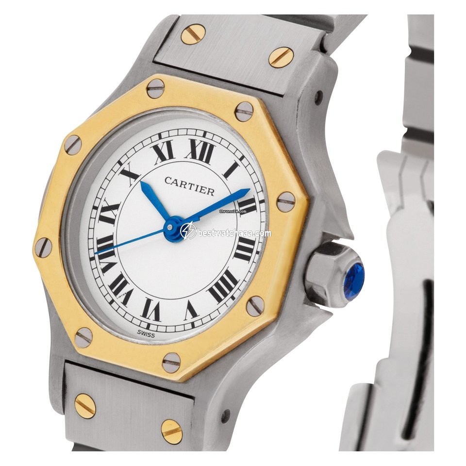 IMG_9081 Cartier Santos Womens watch Automatic Steel AC 980GR Replica 6