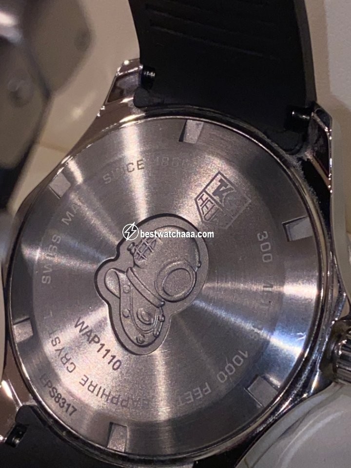 IMG_9081 TAG Heuer Aquaracer 300M Mens watch Unisex Quartz Steel WAP1110.FT6029 Replica 6