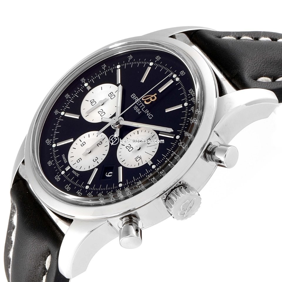 IMG_9081 Breitling Transocean Chronograph Mens watch Unisex Automatic Steel AB0151 Replica 6