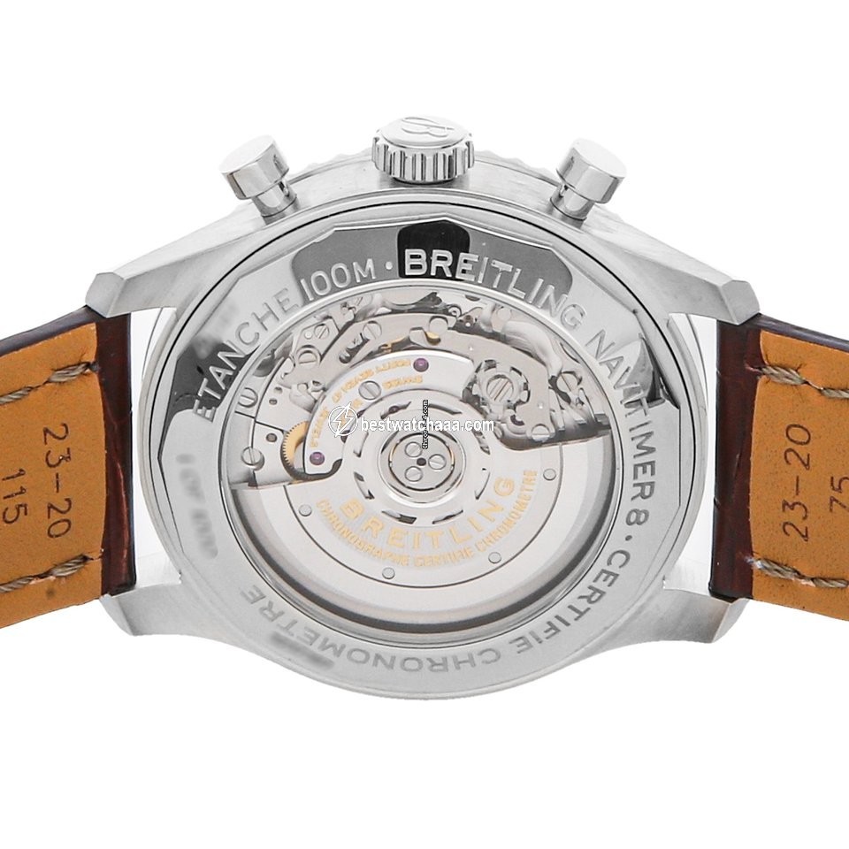 IMG_9081 Breitling Aviator 8 Mens watch Unisex Automatic Steel AB01171A1G1P1 Replica 6