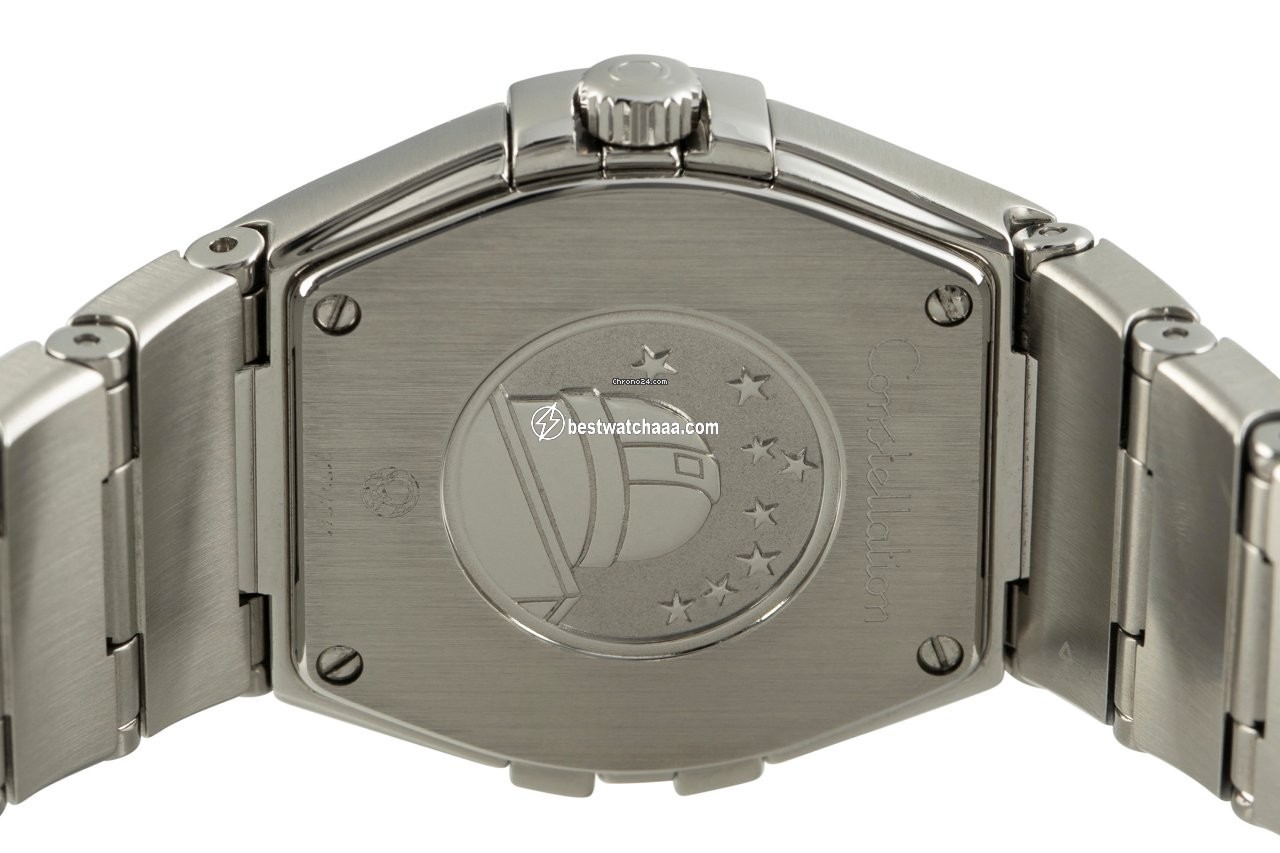 IMG_9081 Omega Constellation Quartz Womens watch Quartz Steel 123.10.27.60.02.001 Replica 6